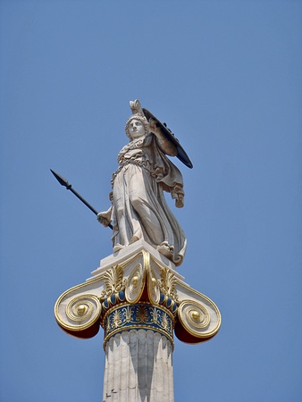 Statue of Athinaの写真素材