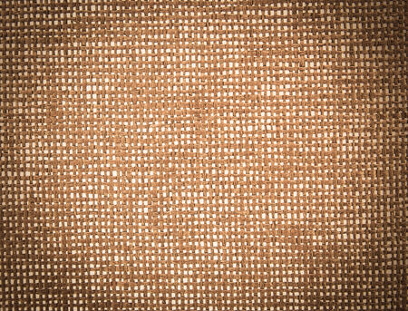 vintage sack brown canvas ecological texturedの写真素材