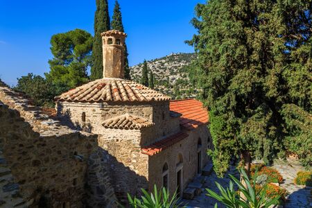 old byzantine monastery in Kaisariani, Athens, Greece