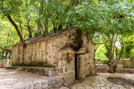 small medieval Byzantine church of Saint Theodoraの写真素材
