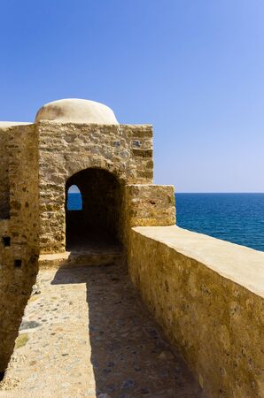 Monemvasia the medieval town in Peloponnese, Greeceの写真素材