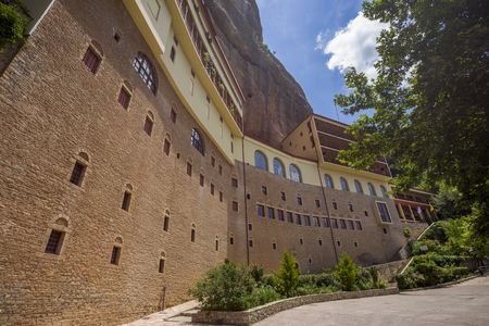 Mega Spileo or Monastery of the Great Cavern near Kalavritaの写真素材