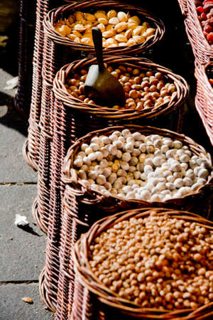 Nuts in the marketの写真素材