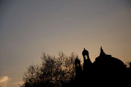 Church sunsetの写真素材