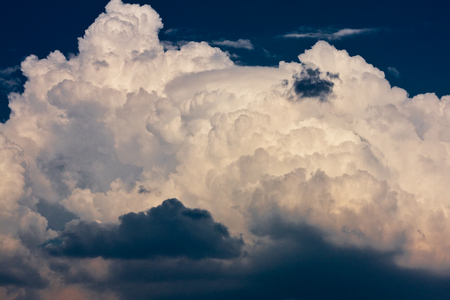 CloudsÑape at sunsetの写真素材