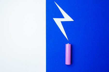 Vibrant Pink Portable Battery Highlighted By Dynamic Backdrop Contrasting Colors