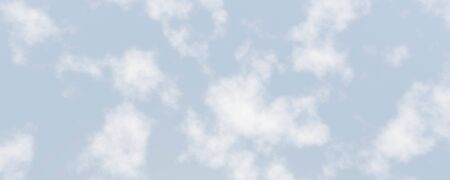 beautiful blue sky with white clouds