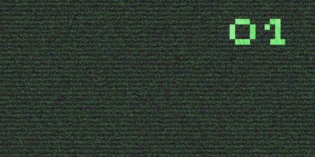green tv weak signal colour noise background illustration