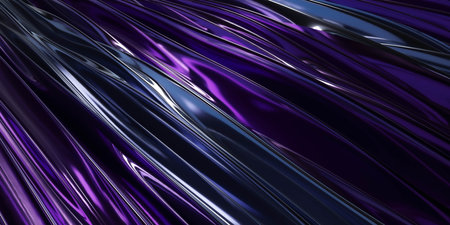 Illustration of a 3D rendered abstract background with purple and black lines 3d renderの写真素材