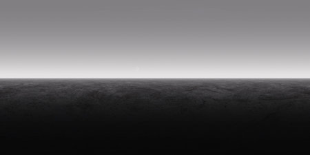 Tranquil desert landscape captured at twilight under a gradated sky 360 panorama vr environment mapの写真素材