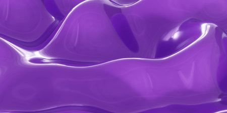 Vibrant Purple Liquid Texture 3d renderの写真素材