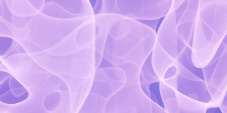 Lavender translucent smoke abstract 3d renderの写真素材