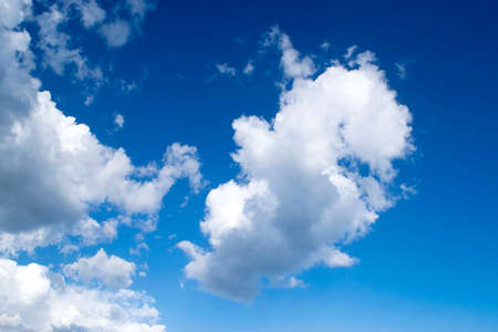 Clouds in the blue sky