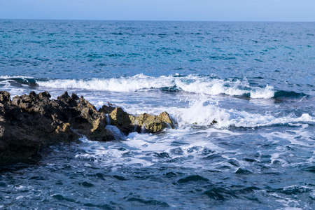 A white seaの写真素材