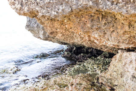 Little focus on rocksの写真素材