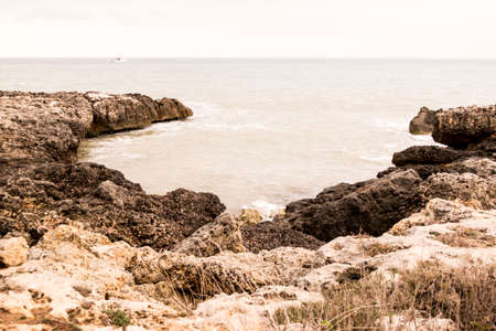 The sepia seaの写真素材