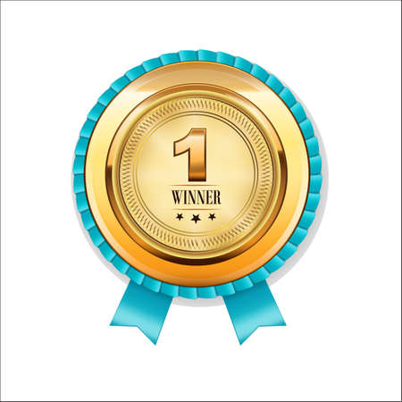 Vintage Winner Award Badge. illustration for your design projectのイラスト素材