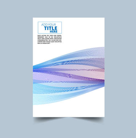 Vector design for Cover Report Annual Flyer Poster in A4 sizeの写真素材
