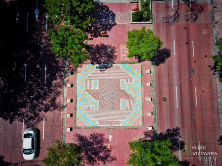 urban landscape in planのeditorial素材