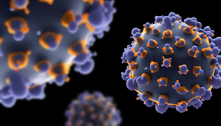 3d macro virus cellの素材