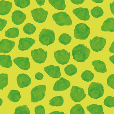 Vector Yellow Abstract Ink dots background pattern