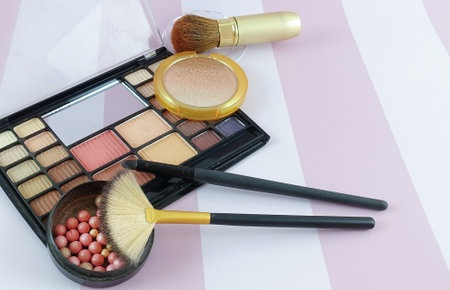 make up tools - make up equipmentの写真素材