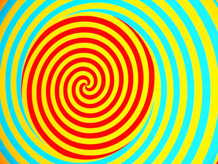            Red, yellow and blue circles abstract background                    の写真素材