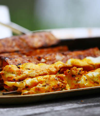 Barbecue meatの写真素材