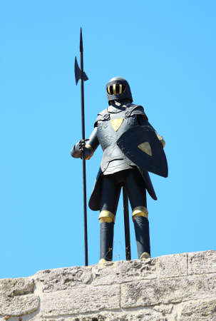 Knight's armor on the strength of Rhodes, Greeceの写真素材