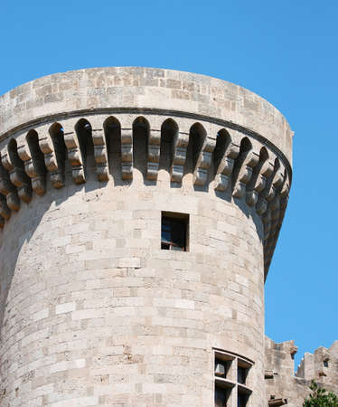 Knights castle at Rhodos Island, Greece の写真素材