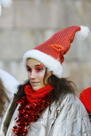 HELSINKI, FINLAND - NOVEMBER 20: Traditional Christmas Street opening in Helsinki on November 20, 2011.のeditorial素材