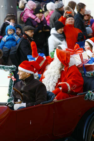 HELSINKI, FINLAND - NOVEMBER 20: Traditional Christmas Street opening in Helsinki on November 20, 2011.のeditorial素材