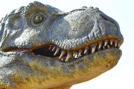 Vantaa, FINLAND - APRIL 22: Dinosaur exhibition in Finnish Science Centre Heureka on April 22, 2011 in Vantaa. Designed and produced by Rafael Estevez in co-operation with Mexican Museo del Desierto.のeditorial素材
