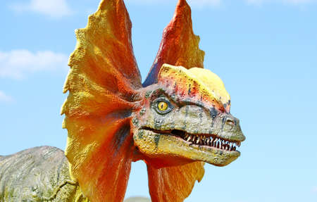 Vantaa, FINLAND - APRIL 25: Dinosaur exhibition in Finnish Science Center Heureka on April 25, 2011 in Vantaa. Designed and produced by Rafael Estevez in co-operation with Mexican Museo del Desierto.のeditorial素材