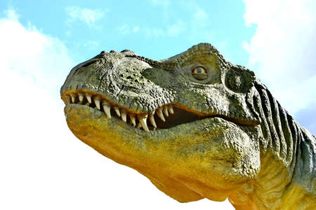 Vantaa, FINLAND - June 4  Dinosaur exhibition in Finnish Science Centre Heureka on June 4, 2011 in Vantaa  Designed and produced by Rafael Estevez in co-operation with Mexican Museo del Desierto のeditorial素材