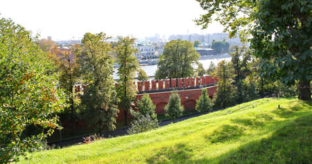 Kremlin Wall. Moscow. Russiaのeditorial素材