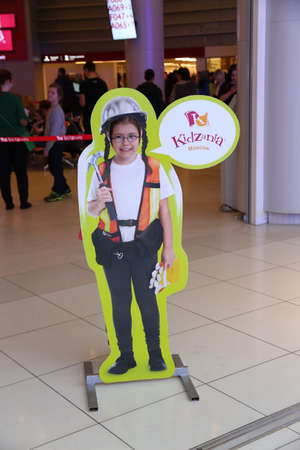 MOSCOW, RUSSIA - MARCH 31, 2016: Kidzania - a worldwide network of educational parks where children playfully get real jobs skills. For editorial use only.のeditorial素材