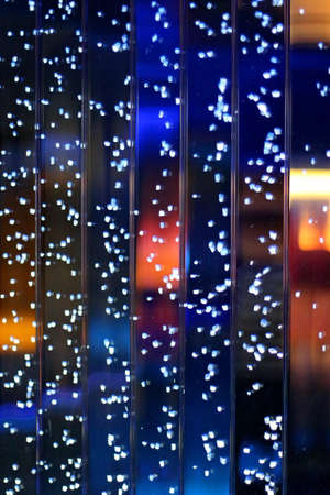 Light shining through glass privacy window. Abstract backgroundの写真素材