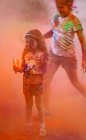 Holi color festivalのeditorial素材