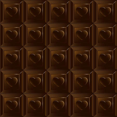 Chocolate bar as a seamless patternのイラスト素材