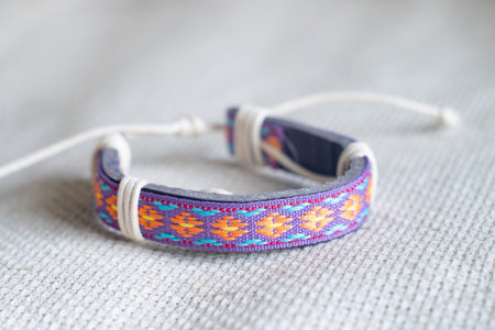 Braided hand made bracelet. Accessory