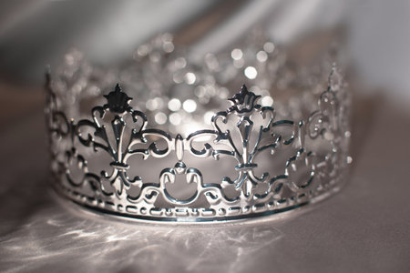 Royal crown for queen and princess, beauty contest.の写真素材