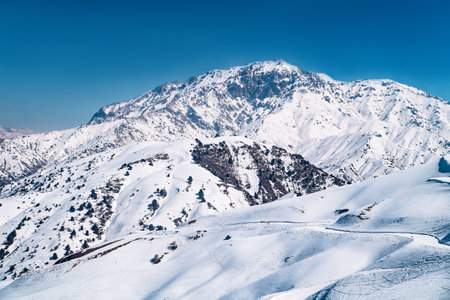 Amirsoy, Amirsay snowy rocks, mountains in Uzbekistan
