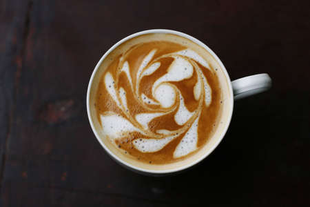 Delicious coffee and coffee art