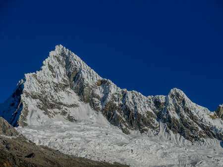 cordillera blanca trail huayhuash, overnight/ campingの写真素材