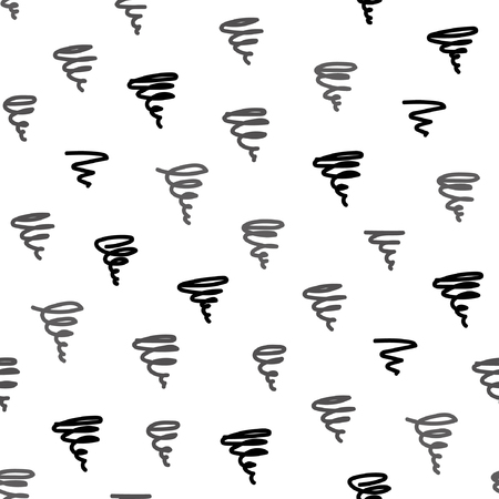 Trendy abstract seamless pattern with geometric shapes. Black, grey, white color.のイラスト素材