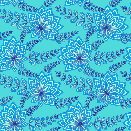 Floral  seamless pattern. Vector illustrations.のイラスト素材