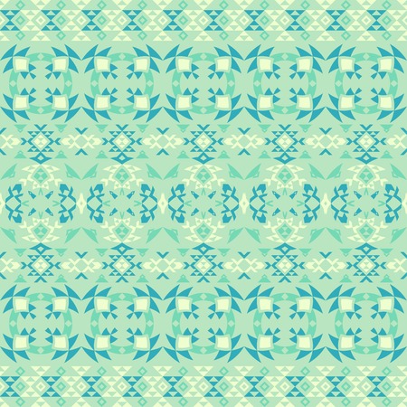 Ethnic seamless pattern with triangle and abstract geometric ornament. Tribal background texture. Vector illustration hipster background.のイラスト素材