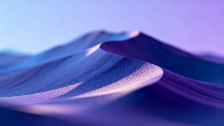Abstract background from sand dunes in the desert. Blue and purple colorsの素材