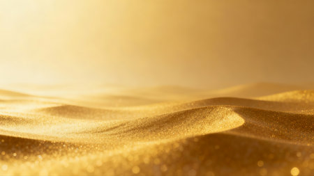 golden glitter background with bokeh and copy space. 3d renderingの素材